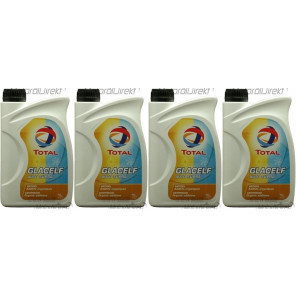 Total Glacelf Auto Supra Kühlerfrostschutz Konzentrat 4x 1l = 4 Liter
