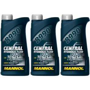MANNOL 8990 Central Hydraulic Fluid CHF 3x 500ml
