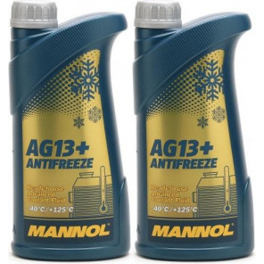 Mannol Kühlerfrostschutz Antifreeze AG13+ -40 Fertigmischung 2x 1l = 2 Liter