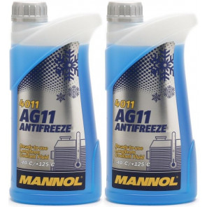 Mannol Kühlerfrostschutz Antifreeze AG11 -40 Fertigmischung 2x 1l = 2 Liter