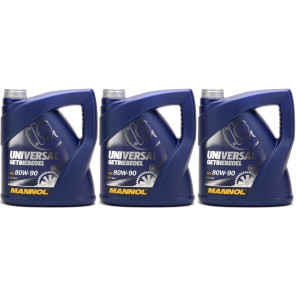 MANNOL Universal Getriebeöl 80W-90 API GL 4 3x 4l = 12 Liter