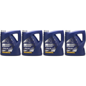 MANNOL Universal Getriebeöl 80W-90 API GL 4 4x 4l = 16 Liter