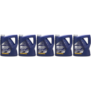 MANNOL Universal Getriebeöl 80W-90 API GL 4 5x 4l = 20 Liter