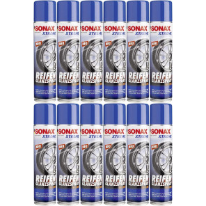 SONAX XTREME Reifen Glanz Spray 12x 400 Milliliter