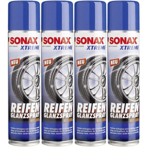 SONAX XTREME Reifen Glanz Spray 4x 400 Milliliter