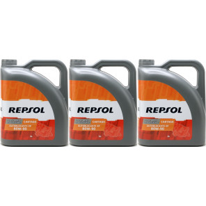 Repsol Getriebeöl CART.EP AUTOBL.80W90 3x 5 = 15 Liter