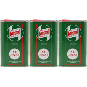 Castrol Classic XL 20W-50 Oldtimer Öl / Classic Cars Motoröl 3x 1l = 3 Liter