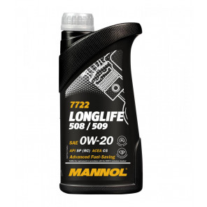 MANNOL 7722 0W-20 Longlife 508.00/ 509.00 Motoröl 1l