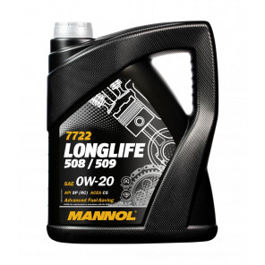 MANNOL 7722 0W-20 Longlife 508.00/ 509.00 Motoröl 5l