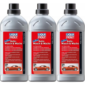 Liqui Moly 1542 Auto-Wasch & Wachs 3x 1l = 3 Liter