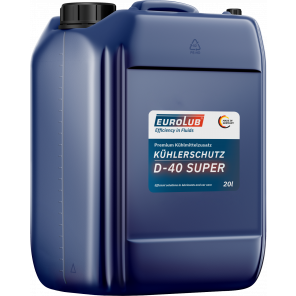 Eurolub Kühlerfrostschutz D-40 Super Konzentrat 20l Kanister