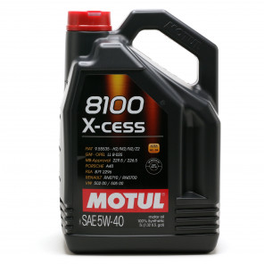 Motul 8100 X-cess 5W-40 Motoröl 5l