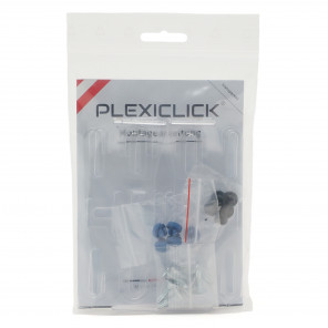 Kennzeichenhalter Plexiclick V3 Transparent