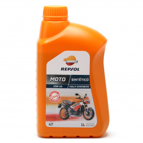 Repsol Motorrad Motoröl MOTO SINTETICO 4T 10W40 1 Liter