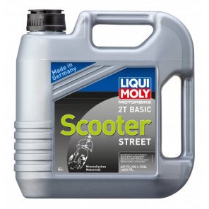 Liqui Moly Motorbike 2T Basic Scooter Street mineralisches Motorrad Motoröl 4l