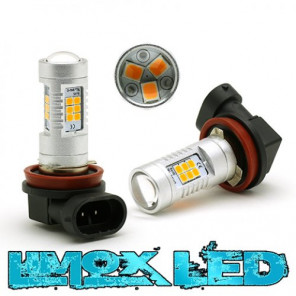LED Nebelscheinwerfer Birne Lampe H11 4G Orange