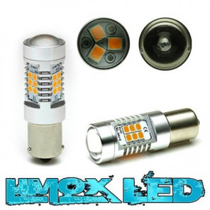 LED Lampe BAU15S PY21W 4G Technik Orange