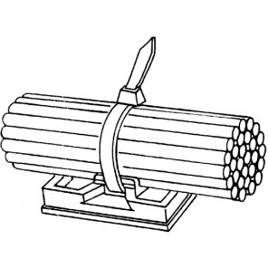 HELLA Klebeplatte, Kabelbinder