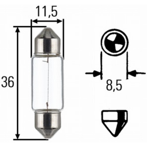 HELLA Glühlampe, Kennzeichenleuchte