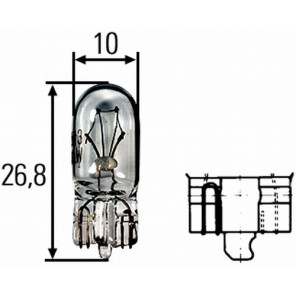 HELLA Glühlampe, Instrumentenbeleuchtung