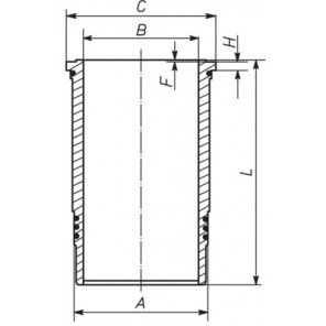 MAHLE Zylinderlaufbuchse