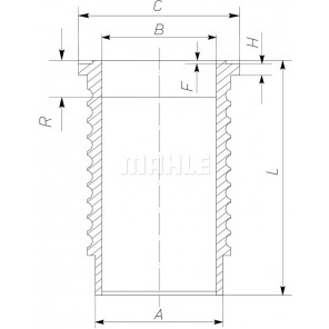 MAHLE Zylinderlaufbuchse