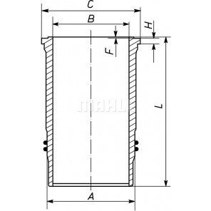 MAHLE Zylinderlaufbuchse