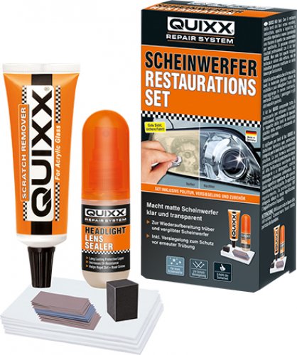 QUIXX - Deutsch Scheinwerfer Reparatur Set - Unser Slogan Repair it.  Yourself! ist Programm. 