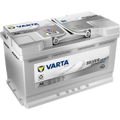 VARTA F21 580901080D852 - Starterbatterie - SILVER dynamic AGM 80Ah 800 A  12 V 